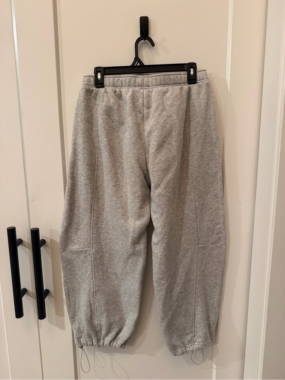 🩶 *SET* Sz M Athletic Works Light Gray Zip-Up Jacket and Sz S Barrel Sweatpants - Picture 7 of 11